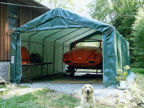 Image of Rhino Shelter 12’W x 40’L x 8’H – (Extended Round Style)