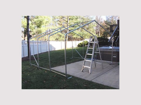 Image of Rhino Shelter 12’W x 12’L x 8’H – (House Style)