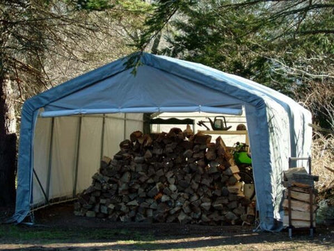 Image of Rhino Shelter 12’W x 12’L x 8’H – (House Style)