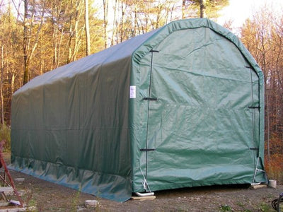 Rhino Shelter 12’W x 24’L x 10’H (Barn Style)