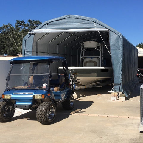 Image of Rhino Shelter 12’W x 24’L x 10’H (Barn Style)