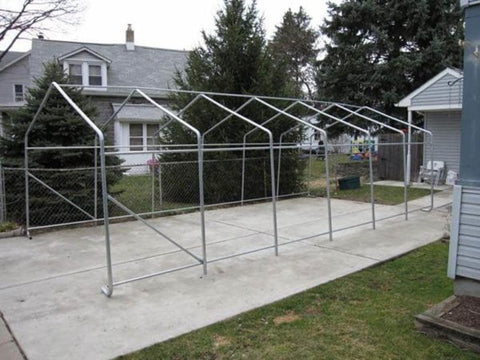 Image of Rhino Shelter 12’W x 24’L x 8’H – (House Style)