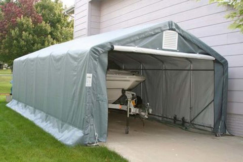 Image of Rhino Shelter 12’W x 24’L x 8’H – (House Style)