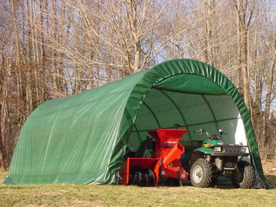 Rhino Shelter 12’W x 20’L x 8’H – Round Style