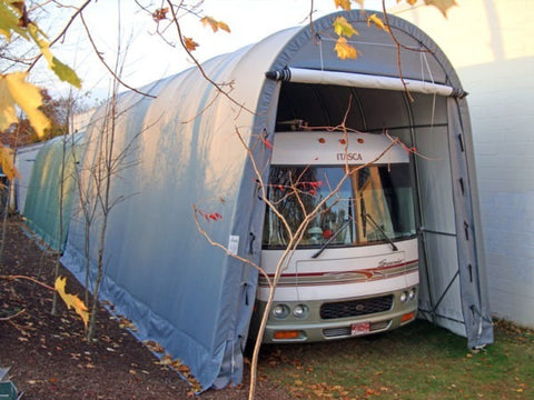 Image of Rhino Shelter 14’W x 36’L x 15’H-(RV/Boat Garage)