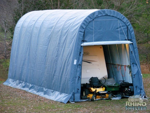 Image of Rhino Shelter 14’W x 36’L x 15’H-(RV/Boat Garage)