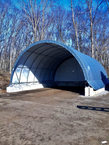 Rhino Shelter 30’W x 30’L x 15’H – (Round Style)