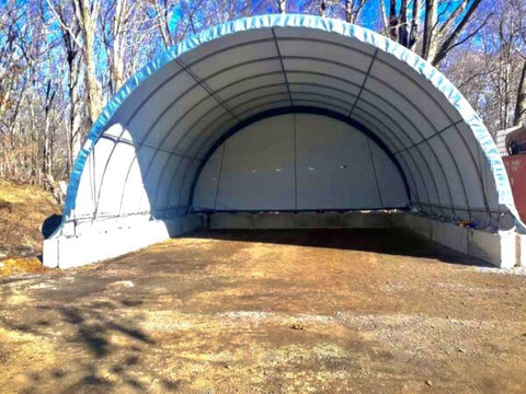 Image of Rhino Shelter 30’W x 30’L x 15’H – (Round Style)