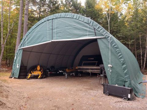 Image of Rhino Shelter 30’W x 30’L x 15’H – (Round Style)