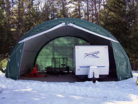 Image of Rhino Shelter 30’W x 30’L x 15’H – (Round Style)