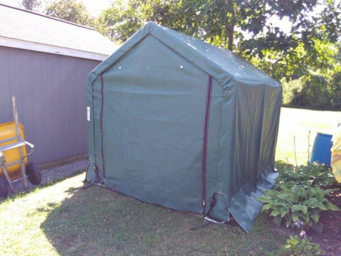 Image of Rhino Shelter 8’W x 8’L x 8’H – (House Style)