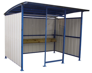 Vestil Steel Multi Duty Smokers Shelter 95-1/2 In. x 120 In. x 90-1/16 In. Blue/White