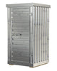 Vestil Galvanized Steel Storage Building 4 Ft. x 4 Ft. Wide Door 1,200 Lb. Capacity Gray