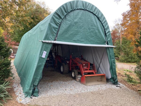 Image of Rhino Shelter 14’W x 30’L x 12’H – (Utility Building)