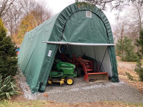 Image of Rhino Shelter 14’W x 30’L x 12’H – (Utility Building)